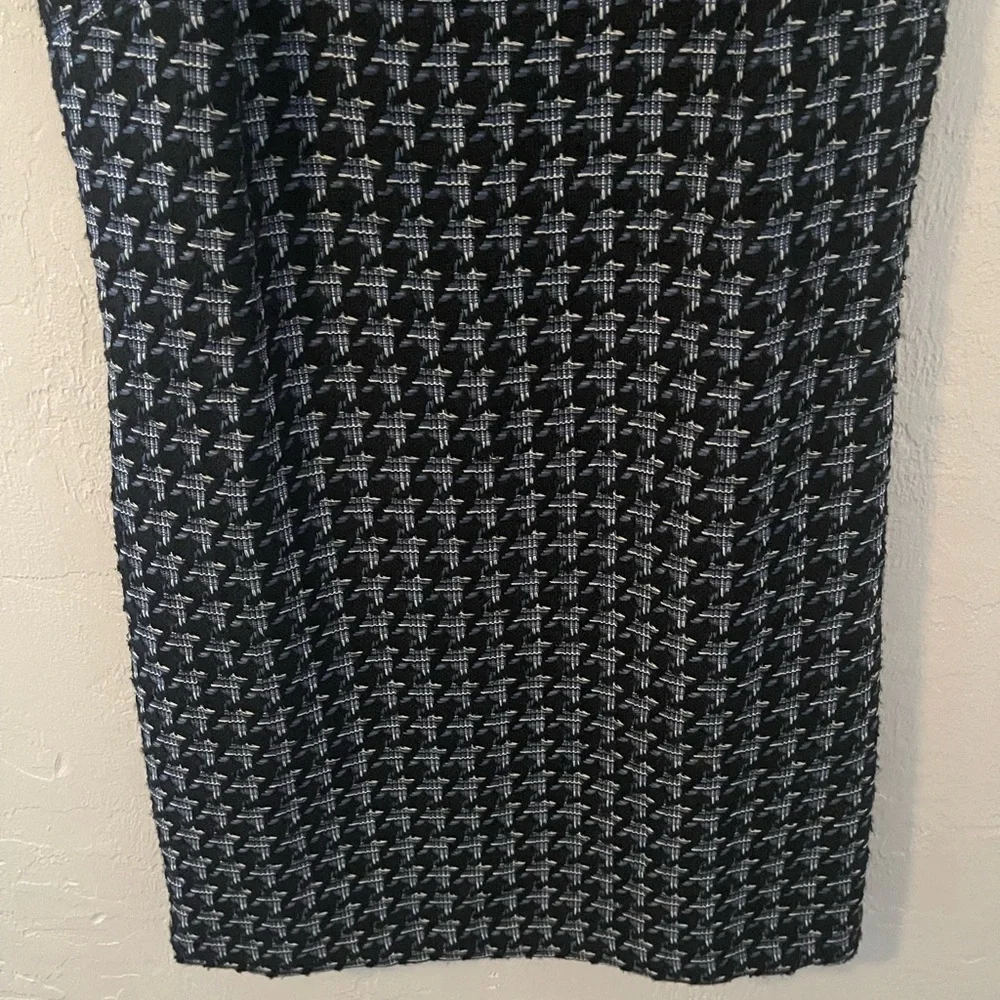 Ann Taylor Denim Tweet Houndstooth Dress size 2P - Picture 5 of 13